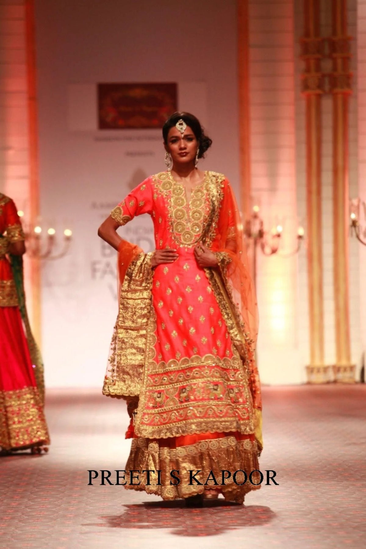 Pink Silk Embroidered Kurta Lehenga Set - Preeti S Kapoor