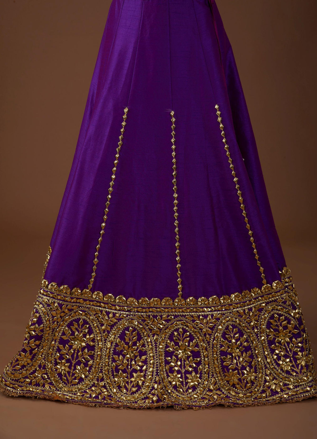 vivid berry hued dupion silk Kurta and Lehenga set - Preeti s kapoor