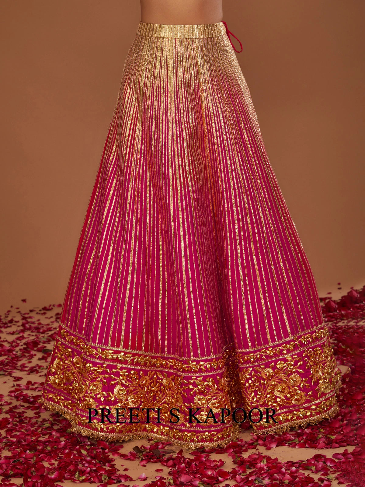 Multicolor Blouse Fuchsia Lehenga - Preeti S Kapoor