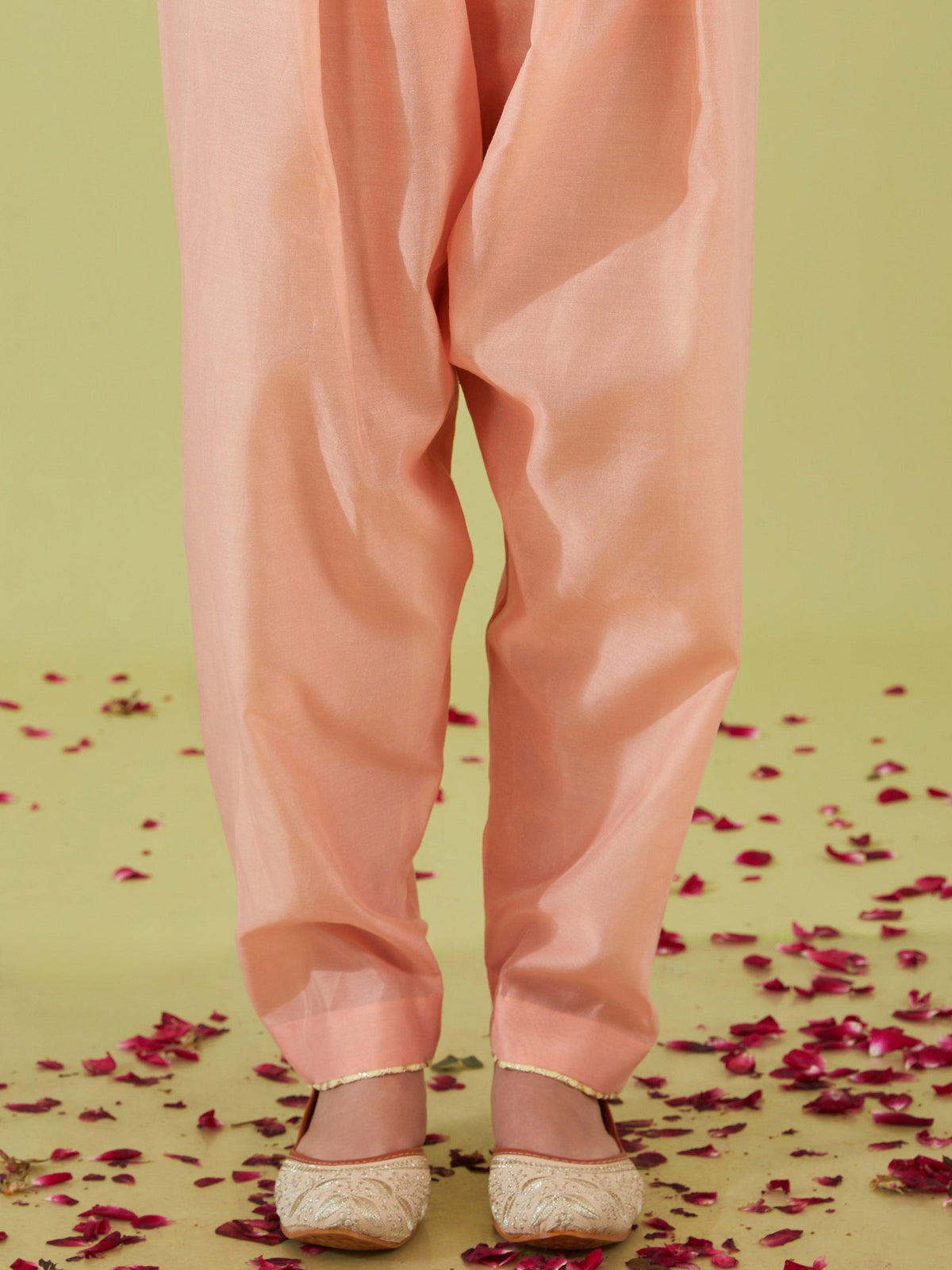 PINK SHORT KALIDAR KURTA WITH SALWAR AND PINK DUPATTA - Preeti s kapoor