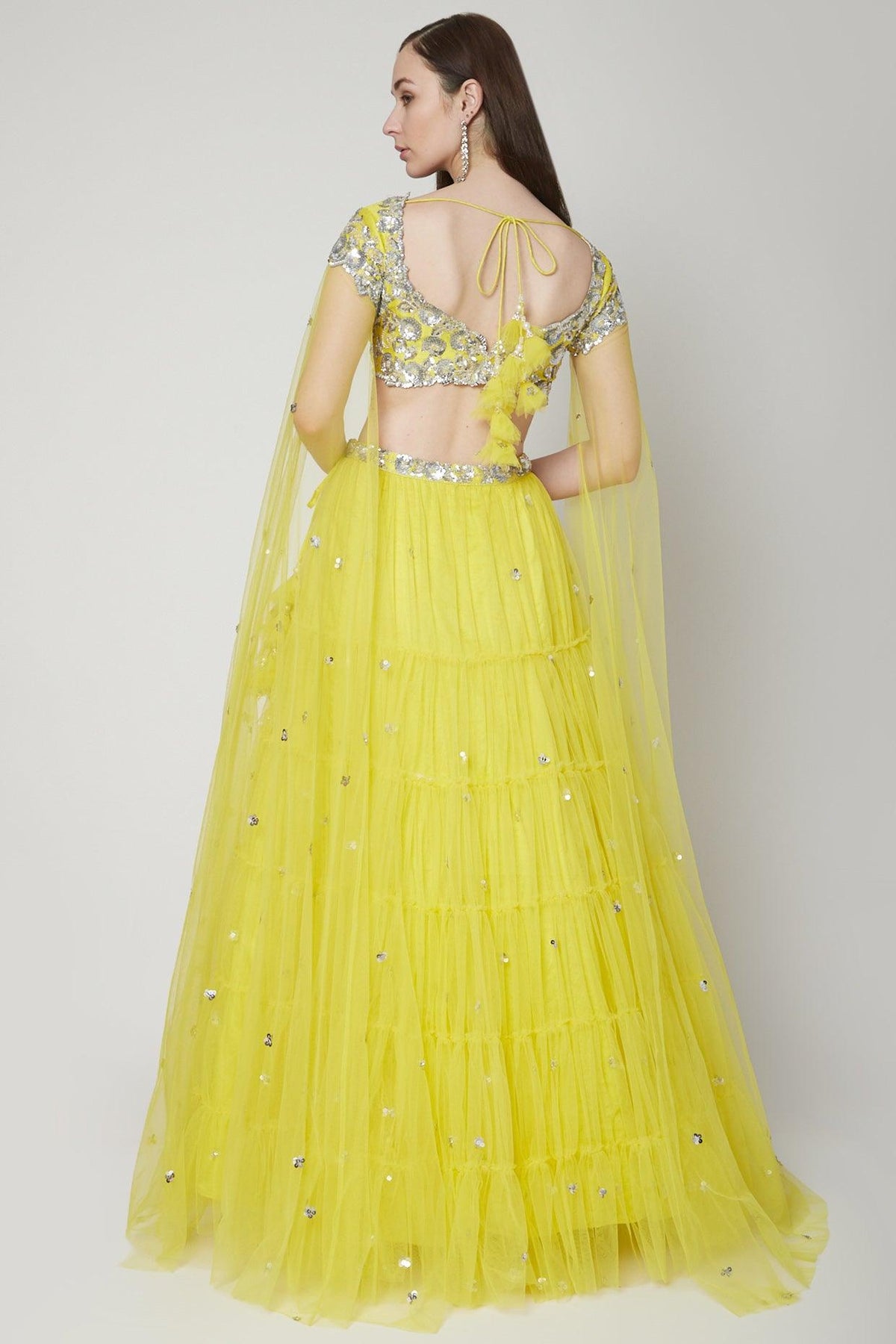 Yellow Embroidered Lehenga Set - Preeti s kapoor