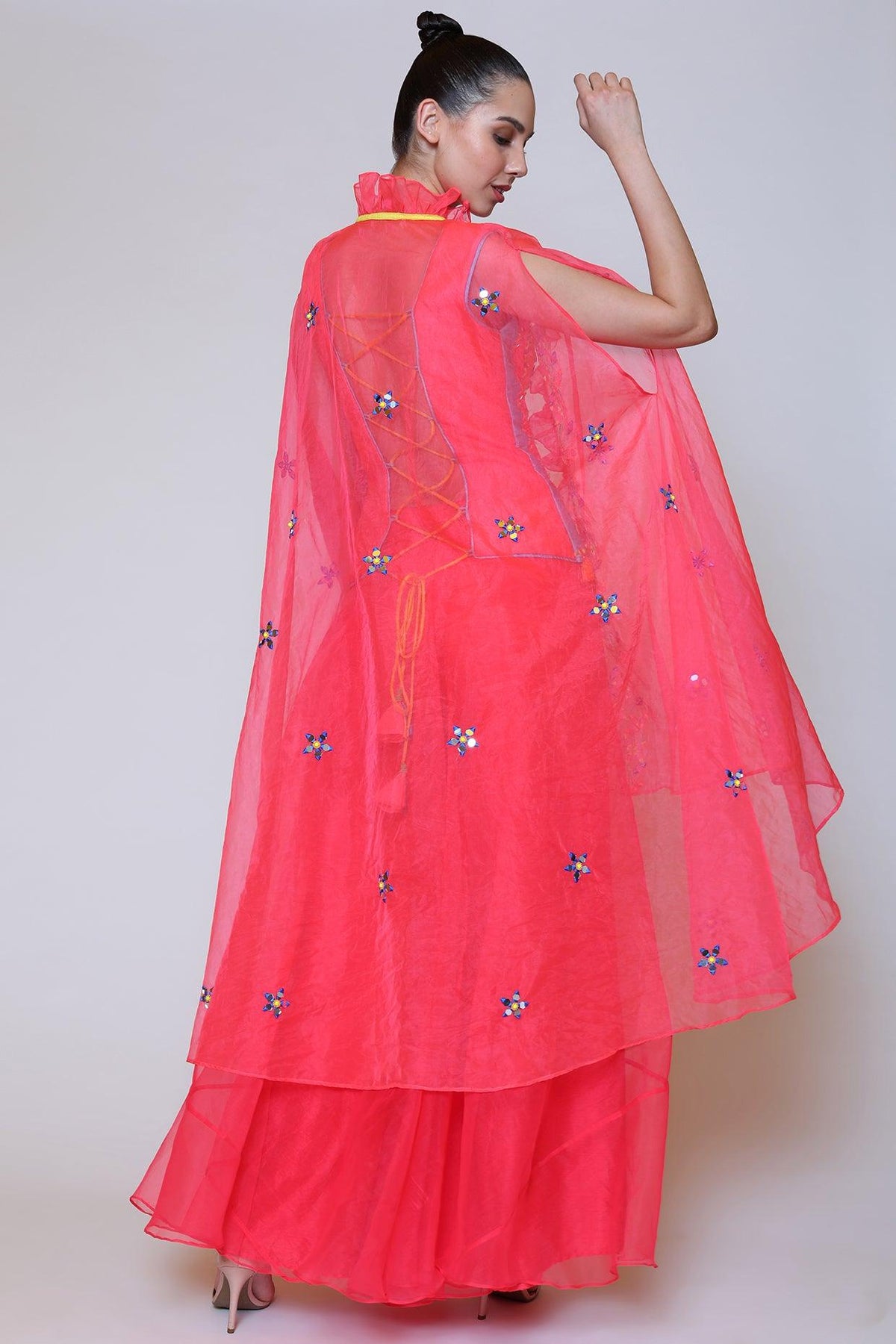 Pink Sharara Set With Embroidery - Preeti s kapoor