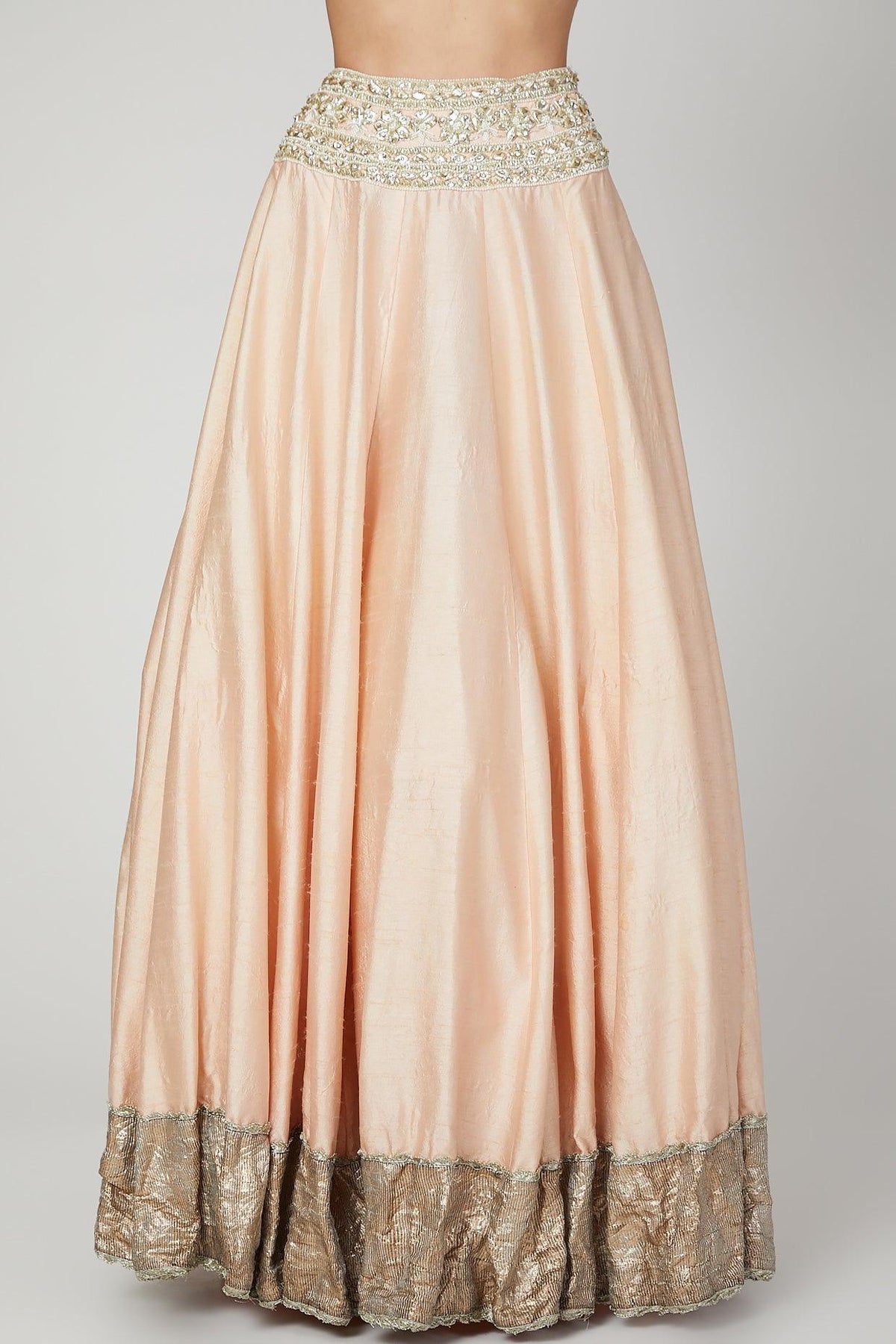 Soft Pink Embroidered Lehanga Set - Preeti s kapoor