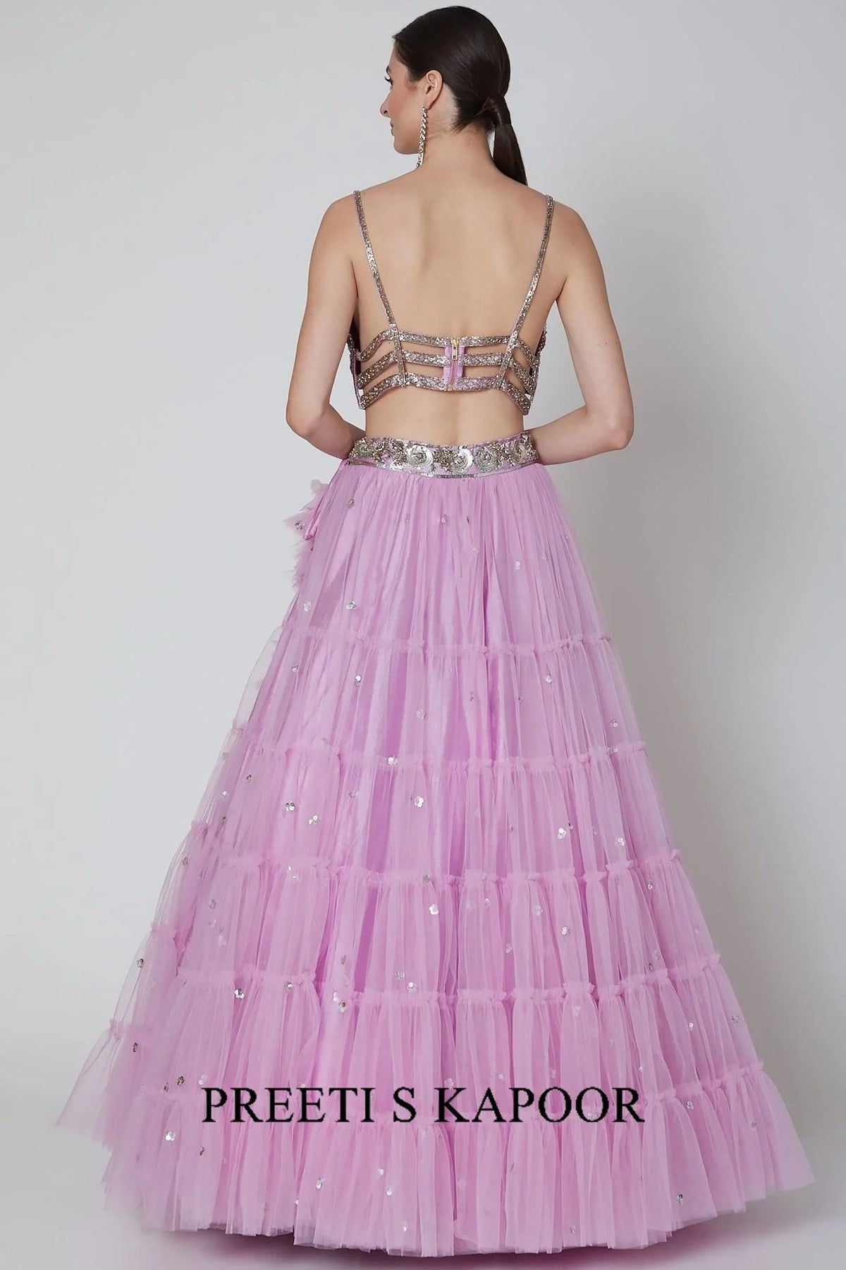 Lavender Embroidered Lehenga Set - Preeti S Kapoor