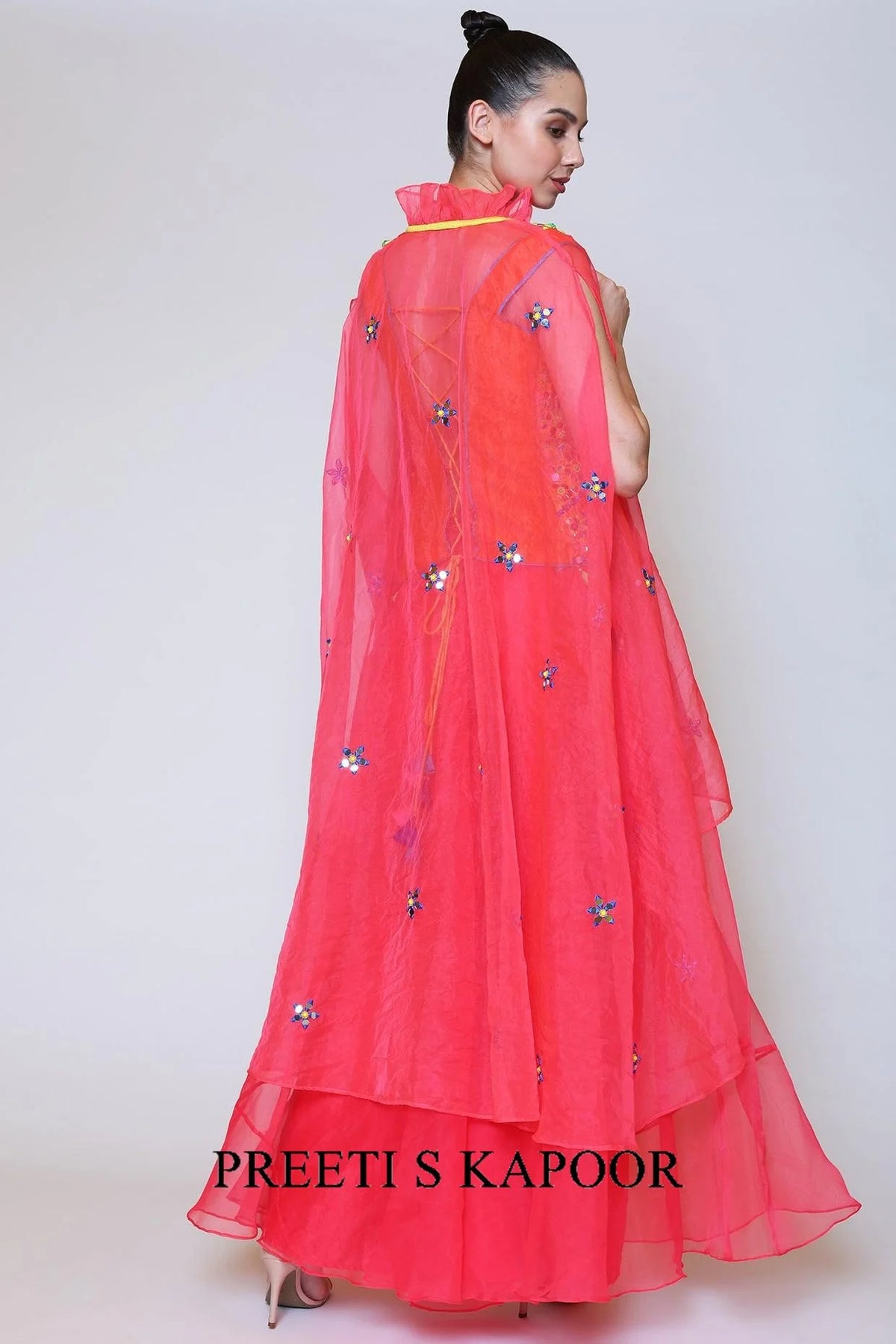 Pink Embroidered Sharara Set - Preeti S Kapoor