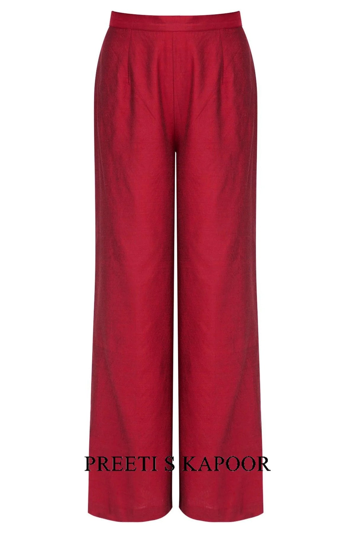 Red Embroidered Kurta Set - Preeti S Kapoor