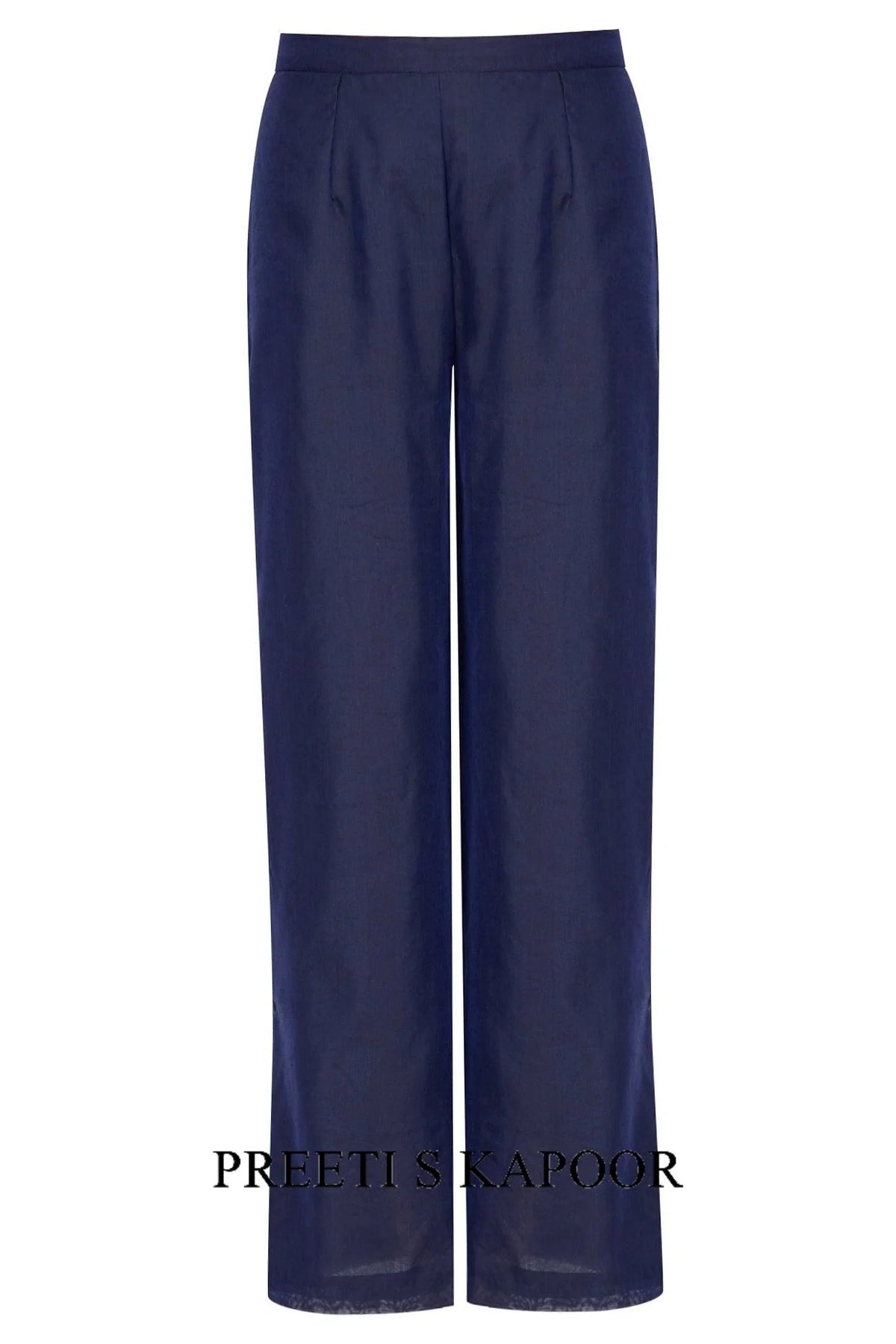 Blue Embroidered Kurta Set - Preeti S Kapoor