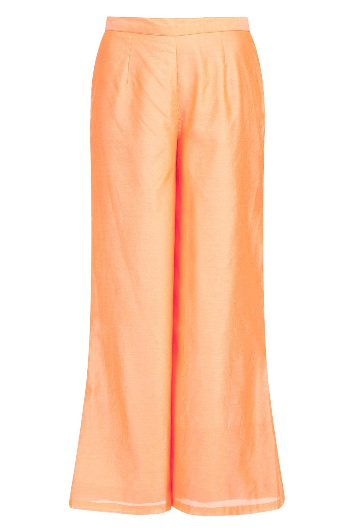Orange Embroidered Kurta Set - Preeti s kapoor