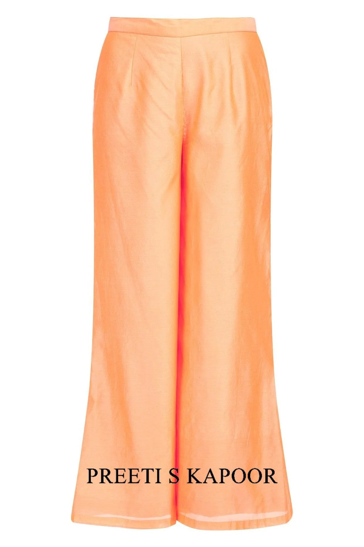 Orange Embroidered Kurta Set - Preeti S Kapoor