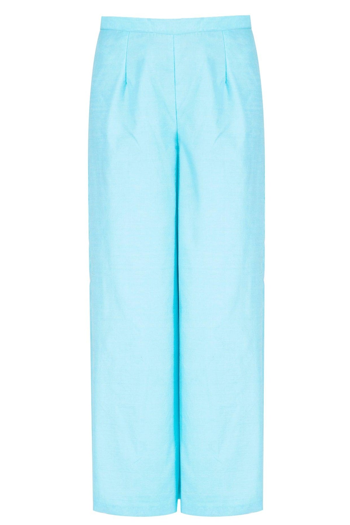 Sky Blue Embroidered Kurta Set - Preeti s kapoor