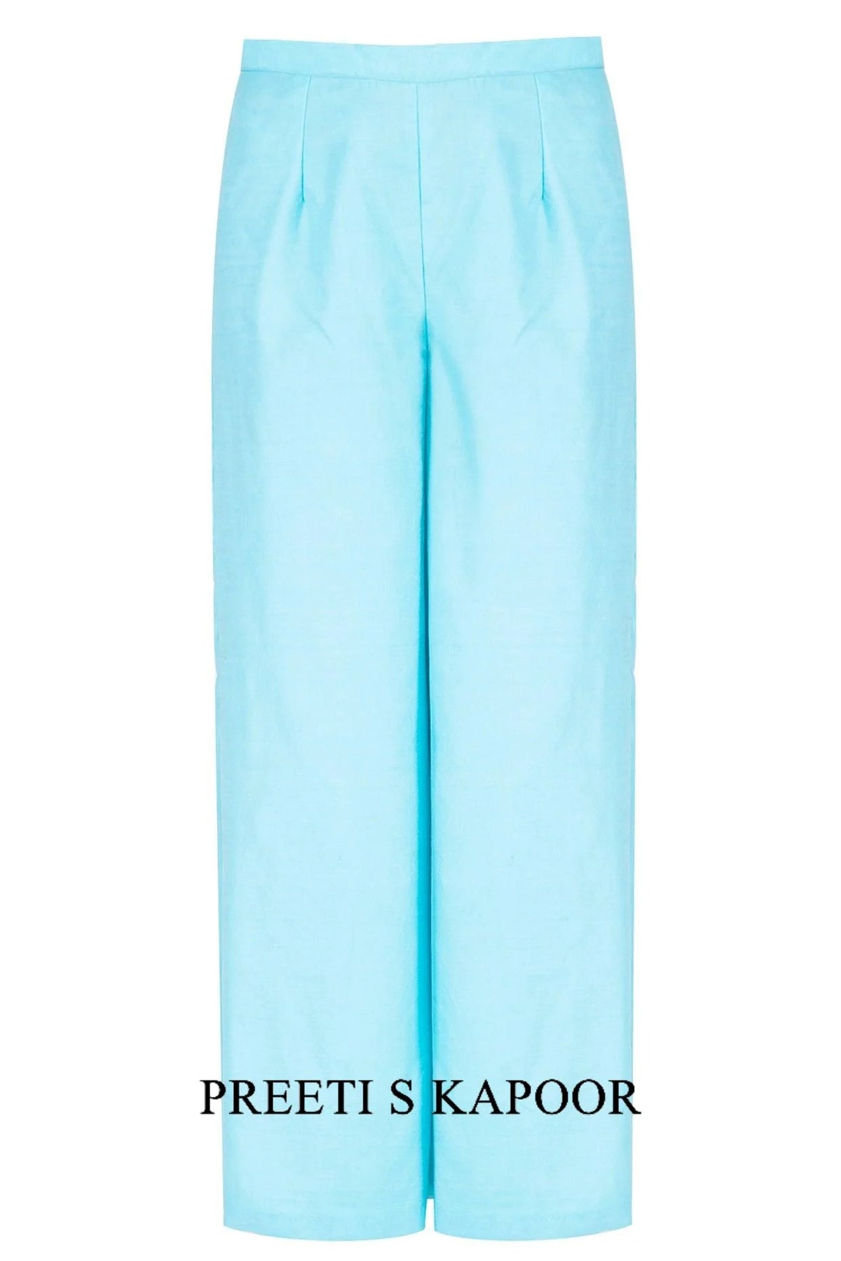 Sky Blue Embroidered Kurta Set - Preeti S Kapoor