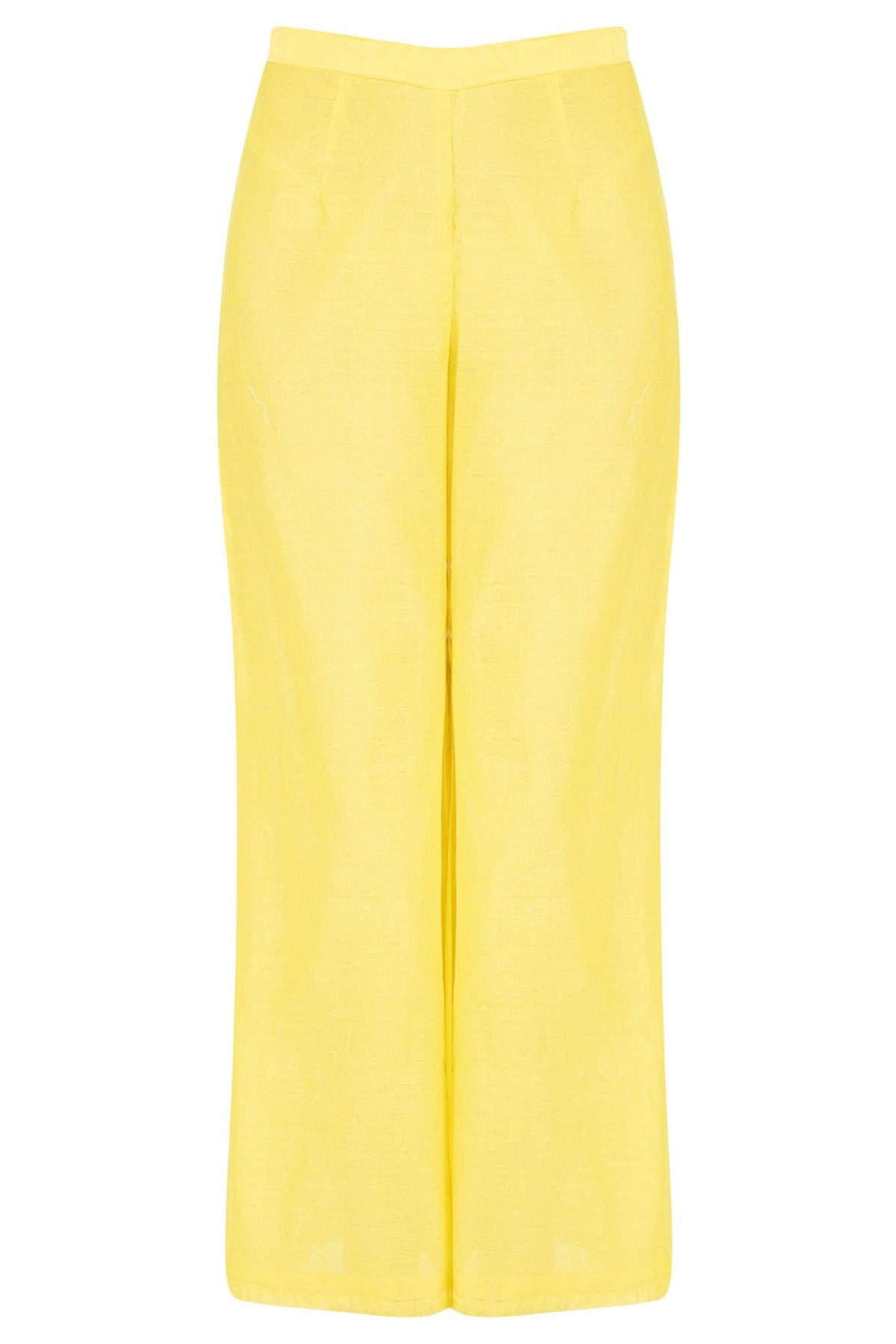 Yellow Embroidered Kurta Set - Preeti s kapoor