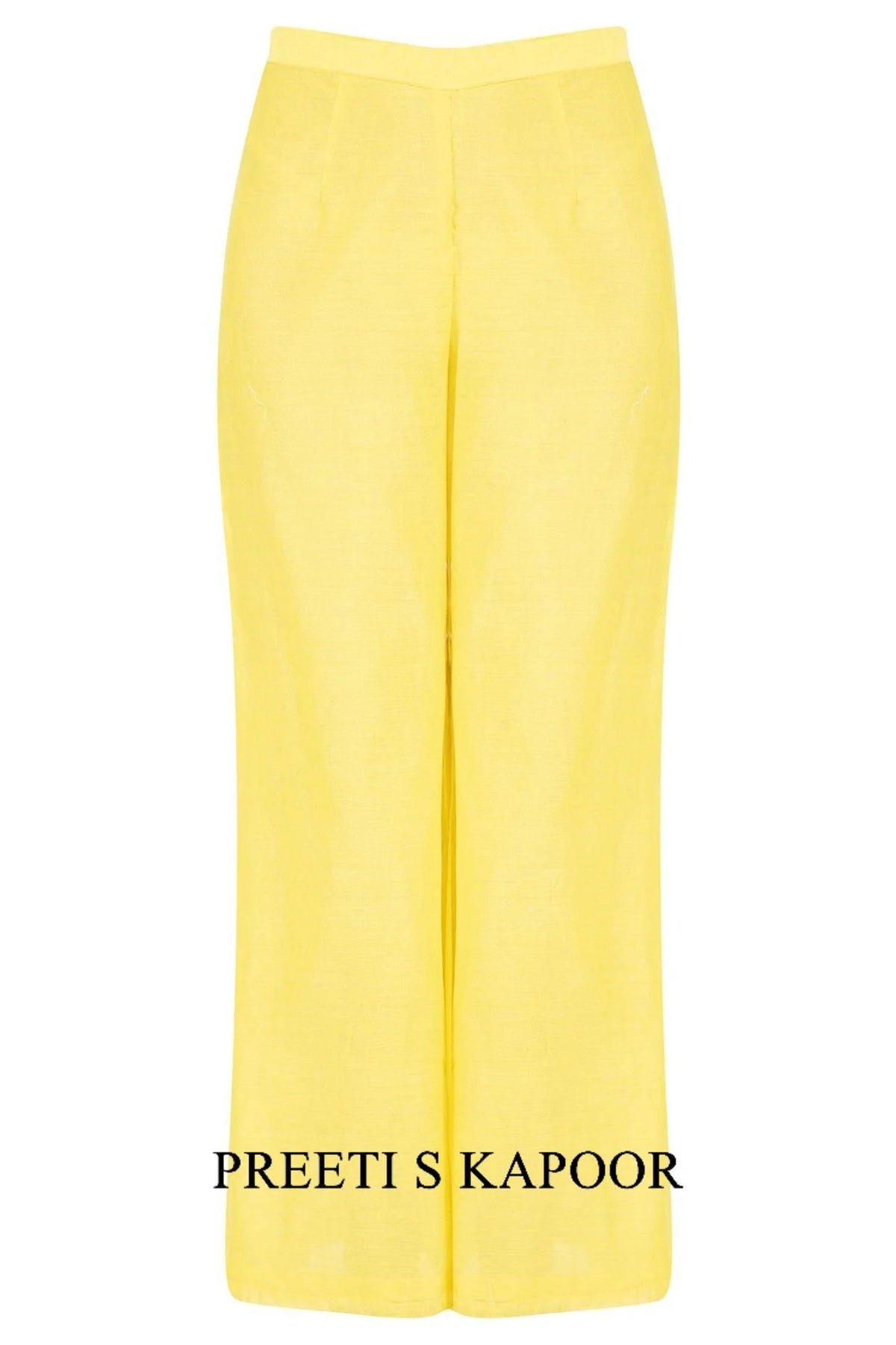 Yellow Embroidered Kurta Set - Preeti S Kapoor