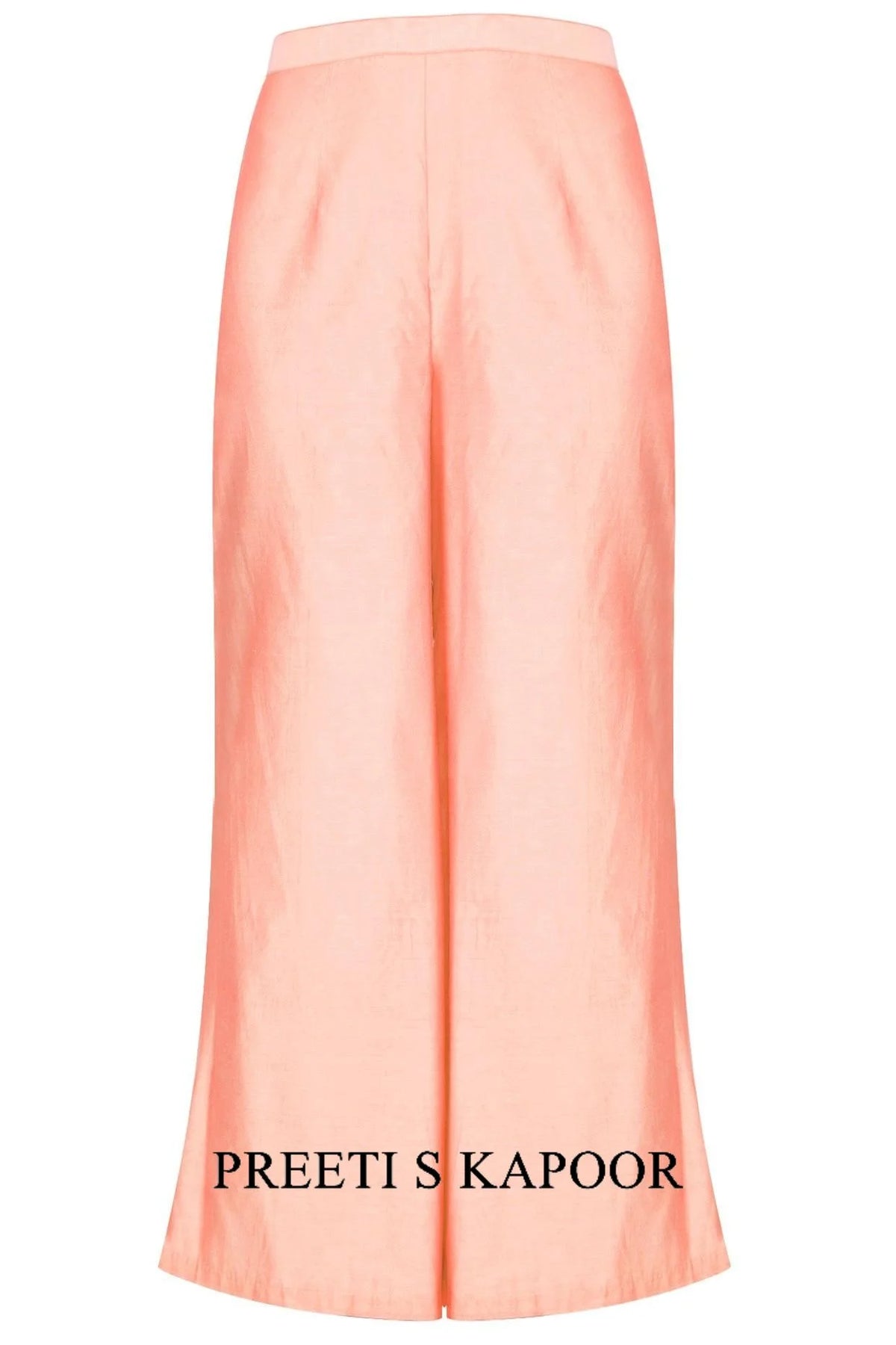 Peach Embroidered Kurta Set - Preeti S Kapoor