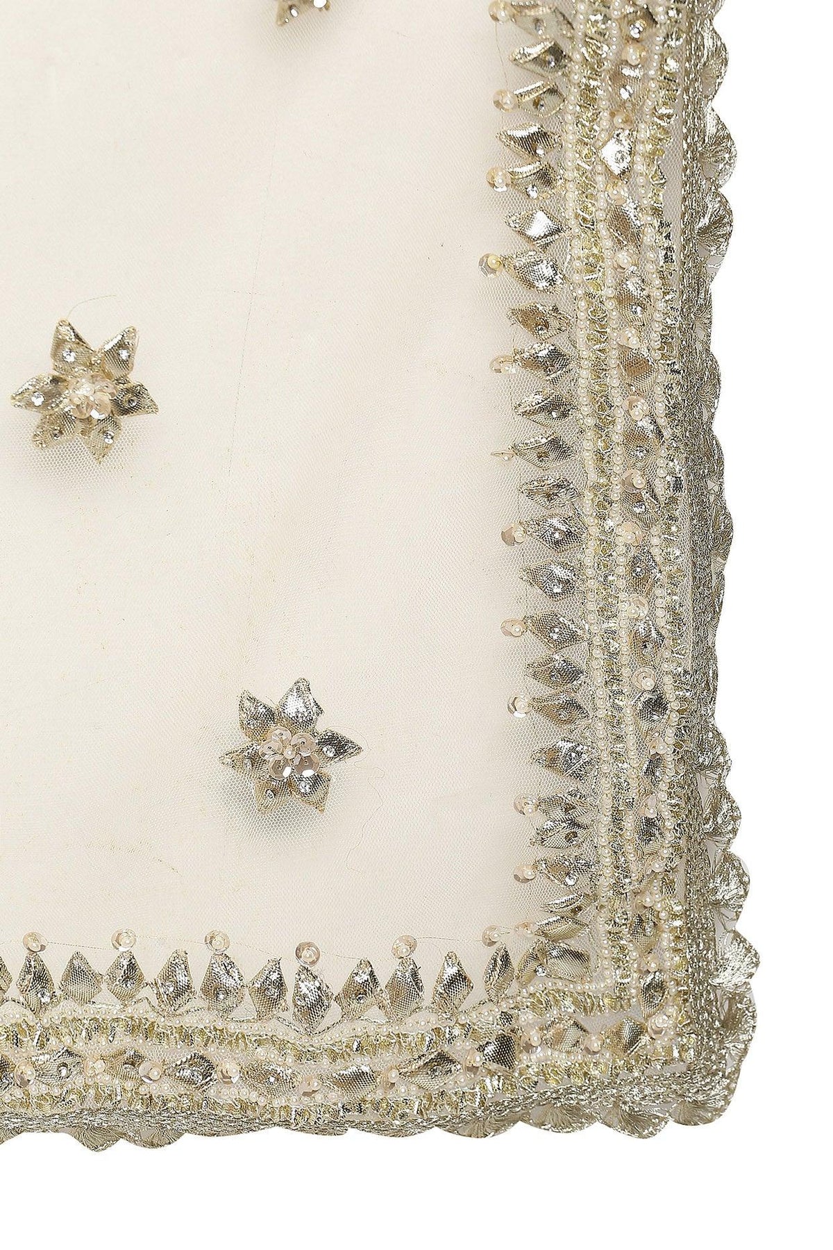 Beige Handcrafted Embroidered Lehenga Set - Preeti s kapoor