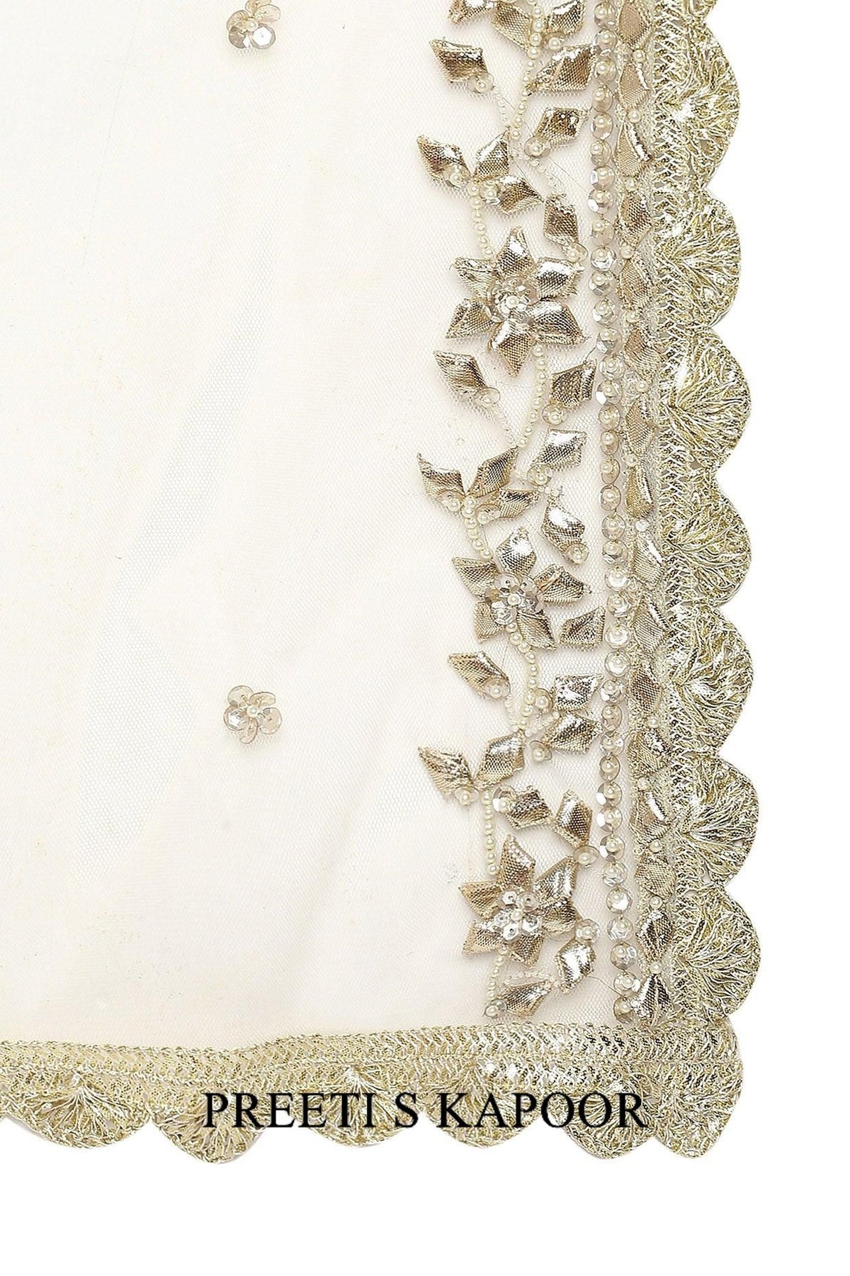 Yellow Handcrafted Embroidered Lehenga Set - Preeti s kapoor
