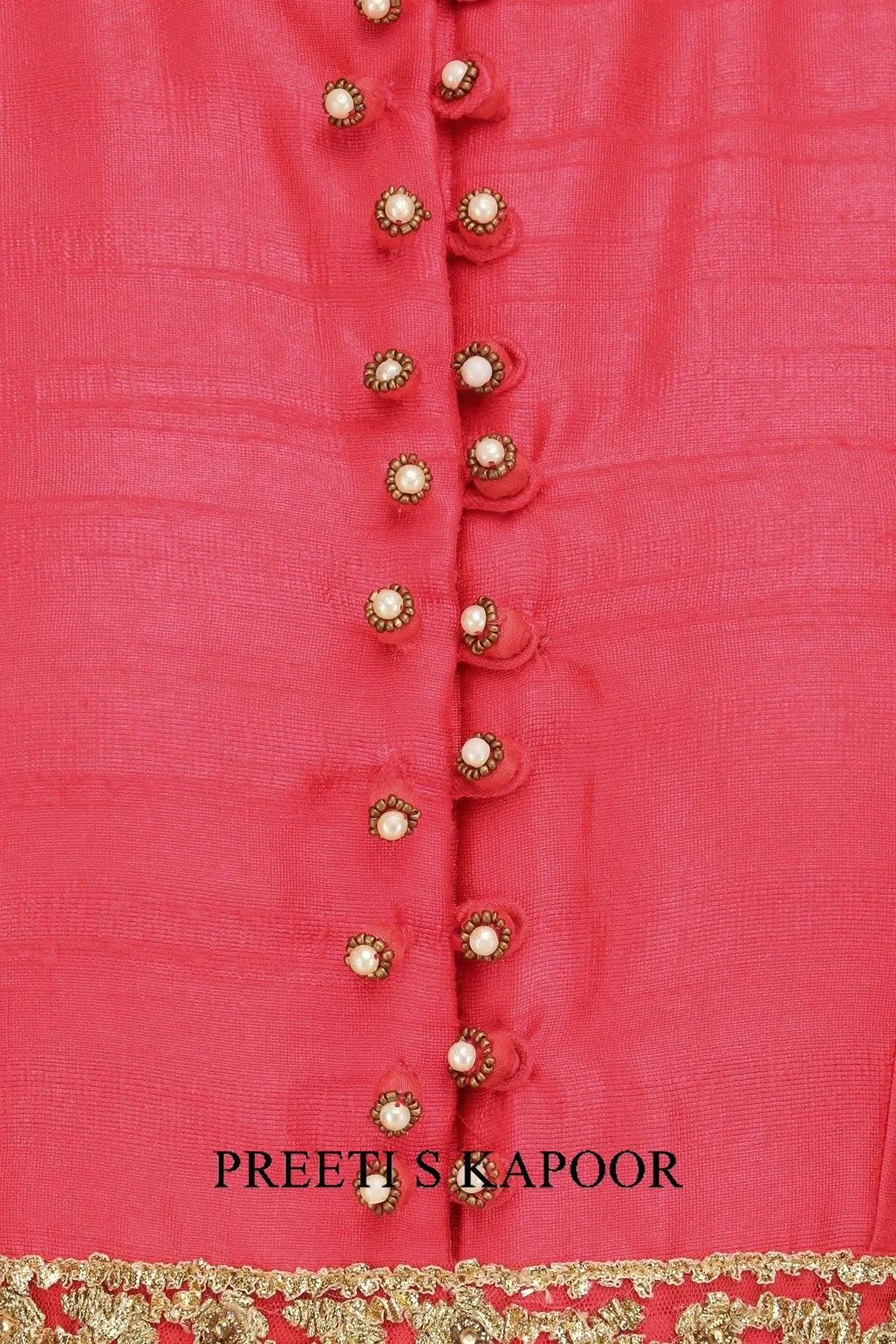 Rose Pink Embroidered Anarkali Set - Preeti S Kapoor