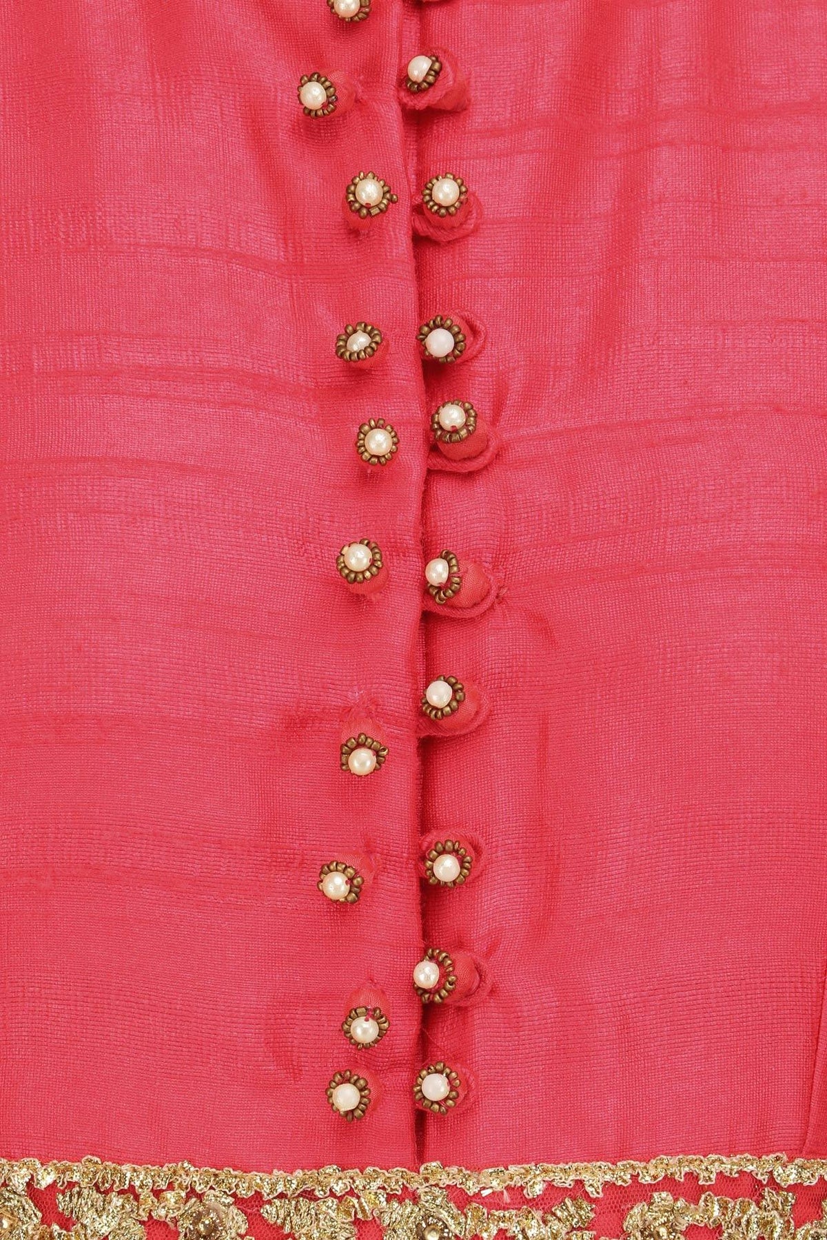 Rose Pink Embroidered Anarkali Set - Preeti s kapoor