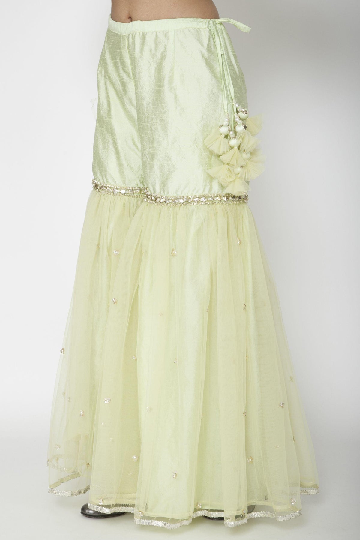Pista Green Kurta Set - Preeti s kapoor
