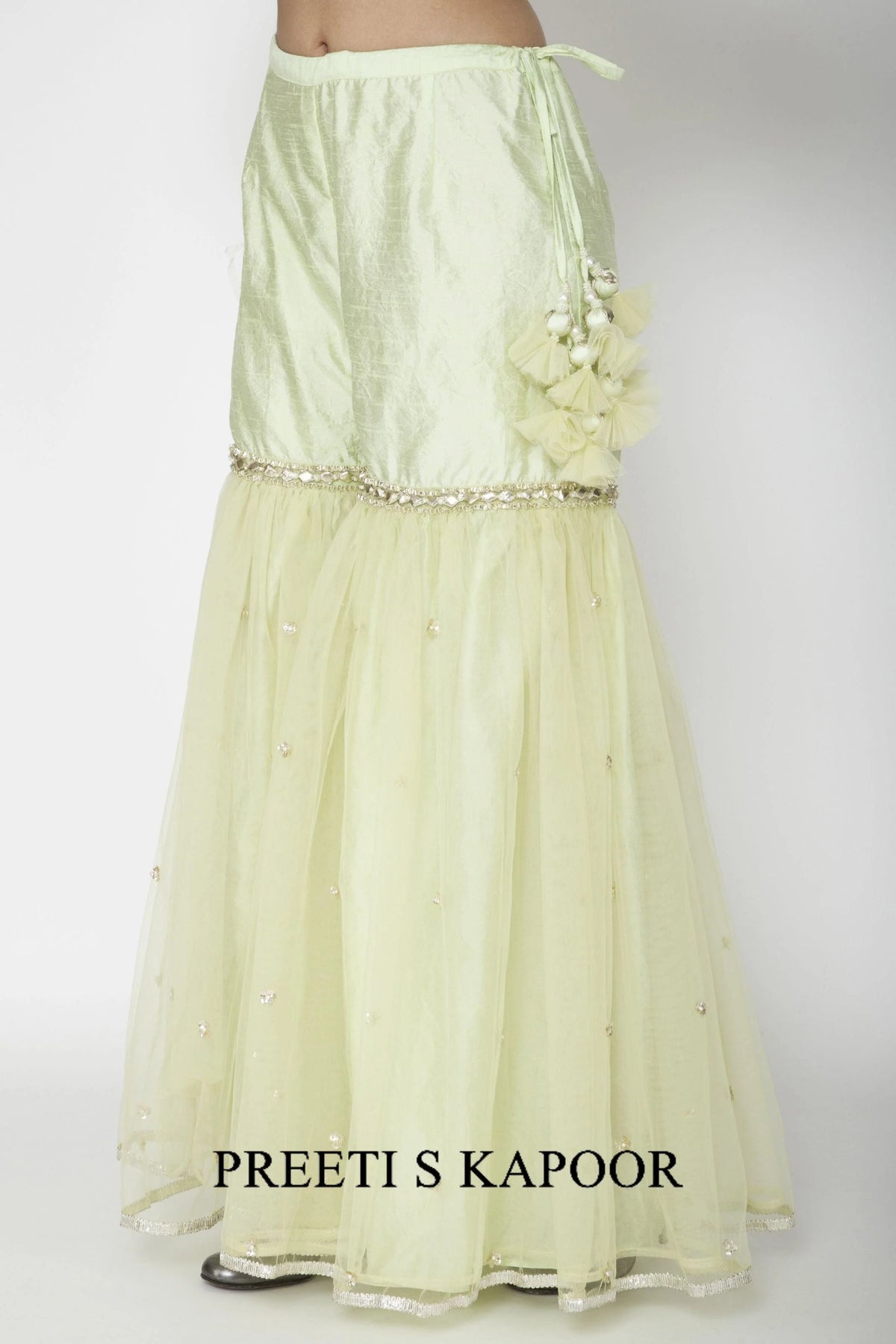 Pista Green Kurta Set - Preeti S Kapoor
